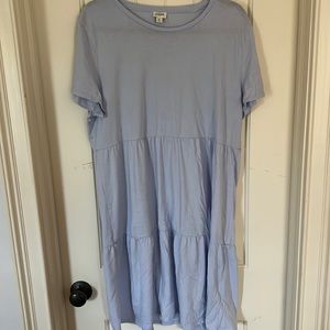 Light Blue short sleeve J.Crew Dress